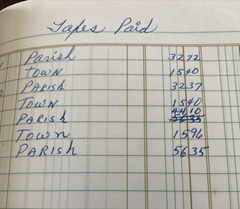 Cash Record S.E. LEDGER BOOK! NATIONAL BLANK BOOK CO. Eagle Line Vintage READ