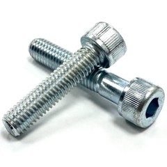 M12-1.75 x 40 mm Socket Head Cap Screws, Class 8.8, Zinc, FT, UNC, DIN 912, 15PK