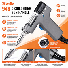 948 90W Digital Desoldering Station Vacuum Pump Desoldering Gun Repair Kit