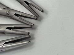 lot of 4 PC HU-FRIEDY Castroviejo Perma Sharp Needle Holder, 18cm, 7′ NH5024