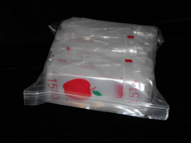 Apple Brand Clear Baggies 1510 size 1.5″x 1″ Bags Wholesale! (1,000 ct)