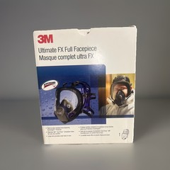 NEW! 3M Reusable Full Face Respirator Facepiece Construction Riot Gas Mask SMALL