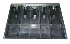 Office Depot Locking Cover Cash Tray 2.25″ x 15 7/8 x 11.25″ Missing Key