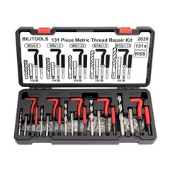 BILITOOLS M3x0.5 Helicoil Thread Repair Kit Metric HSS Drill