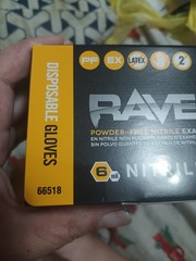 2 Boxes of 100 SAS Raven 6 MIL Size L Gloves-200 Total Gloves