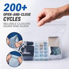 20″ x 20″ Extra Large Reclosable Plastic Zip Bags, 15 Count