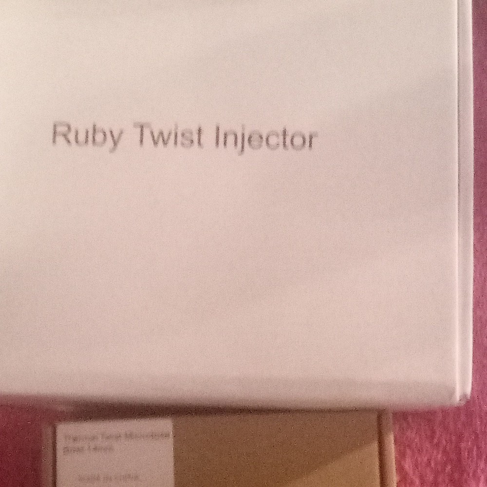 Ruby Twist Injector Kit w/ Lab Glass Adapters & Connectors for Biological Lab