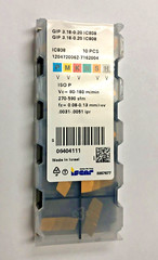 Iscar – GIP-3.18-0.20-IC808 (6404111) Groove Turn Parting Insert (10 pieces)