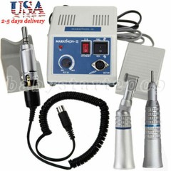 Dental Lab Marathon-III Micromotor /Contra Angle Straight Handpiece /Burs USA
