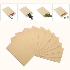 100 Pack Coin Envelope 3.23″×4.53″,Brown Kraft Small 3.5×6.5inch,