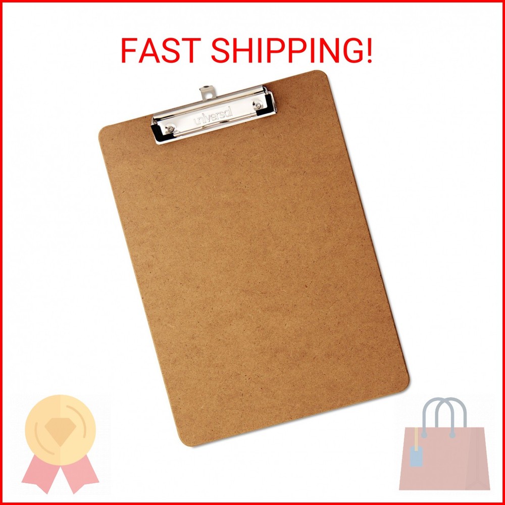 Recycled Clipboard, 1/2″ Capacity, Holds 8-1/2w x 12h, Brown, 6/Pack