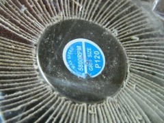 3 Piece Abrasive Flap Sanding Wheel Kit 60, 80 & 120 Grit Qty 2 Sets 05097647