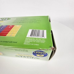Sunset Vinyl Gloves Large Powder-Free Foodservice Disposable (100-Count Box)