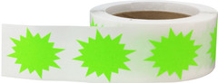Color Coding Burst Labels Starburst Design | 2″ Inch | 500 Pack | Pick One Color