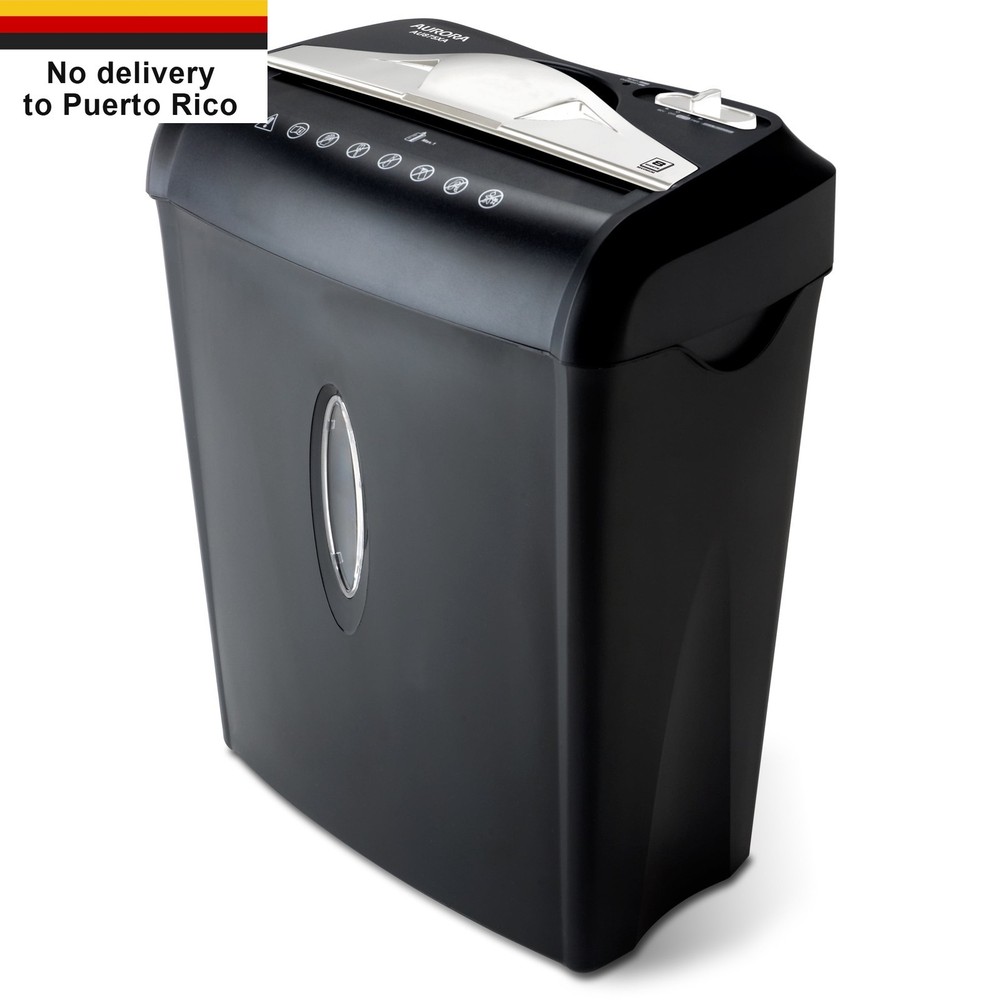 8-Sheet Crosscut Paper and Credit Card Shredder with 3.7-gallon Wastebasket