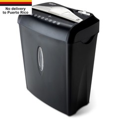 8-Sheet Crosscut Paper and Credit Card Shredder with 3.7-gallon Wastebasket
