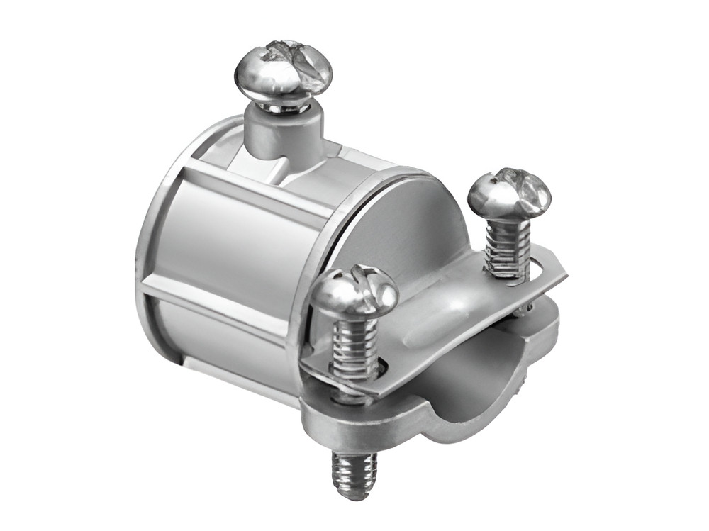 Peco MC to EMT Connector 1/2″ – Fitting for 14/2, 14/3, & 12/2 Cable, MFG# 685