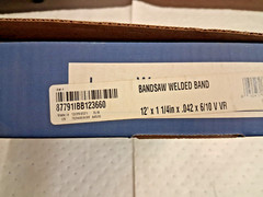 Irwin Blades Welded Bandsaw Blade 12ft L x 1-1/4″ W x 6-10 TPI 87791IBB123660