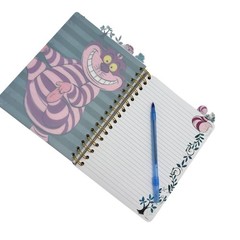 Cheshire Cat Spiral Bound Notebook 144 Lined Pages Alice In Wonderland 8X7