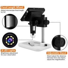 Elikliv Digital Microscope 1000X 4.3” LCD Jewelry Loupe Watch Coin Magnifier
