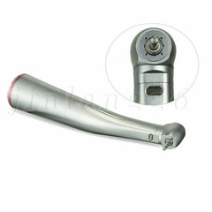 NSK Ti-MAX X95L Style Dental 1:5 LED Fiber Optic Contra Angle Handpiece Red Ring