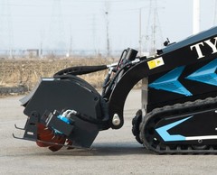 NEW TYPHON STOMP X1300 & STOMP 509 Mini Skid Steer Rotary Tiller Attachment