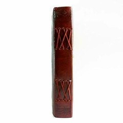 Small Leather Blank Book Journal Notebook Diary Poetry Book of Shadows w/ Clasp