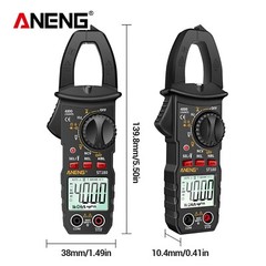 Digital Multimeter Tester AC DC Volt Amp Clamp Meter Auto Range LCD Handheld