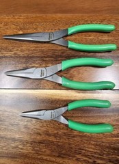 *NEW* Snap On Tools 95ACF / 96ACF/ 97ACF Green Comfort Grip Needle Nose Pliers