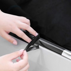 Share 2″ x 30 Ft High Gloss Vinyl Tape for Black Out Chrome Delete Window Trim