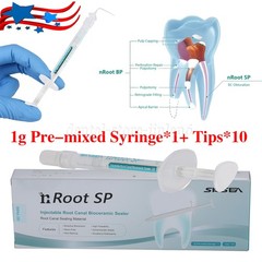 Dental Endo Materials Injectable Root Canal Bioceramic Sealer 1g Pre-mix Syringe