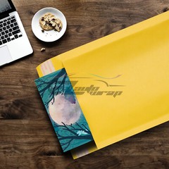#4 9.5″x14″ (27cm x 36cm) Yellow Kraft Bubble Mailer Shipping Envelope Bag