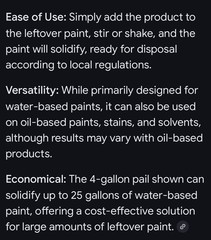 Rock Solid Paint Solidifier