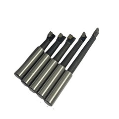 5 Piece 20mm Carbide Boring Bar and 75mm Boring Head With NT30 Shank Set