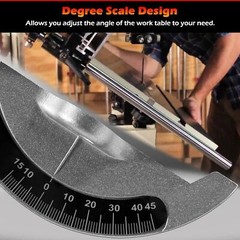 2PCS 14″ Bandsaw Trunnions Kit with Degree Scale For Most 14inch Wood Band Saws