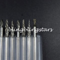 20 Pcs/Set Dental Lab Polishing Carbide Burs Bur Drills Tungsten Steel (3*3)