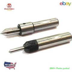 Spring Center Tap Guide Tool to Align Tap 2 Pcs Set for threading Lathe Mill Jig