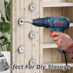 16Pack 40LBS Strong Magnets with Holes, Round Cup Magnets with Screws for Wall M