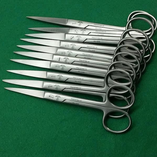 10 O.R Dressing Operating Scissors SHARP/SHARP 5.5″ ROUND PATTERN SURGICAL INST