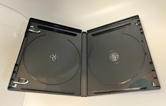 NEW! 10 14MM 4K ULTRA HD 2 – BLURAY CASE, DVD CASE WITH CLIPS, BLACK, QJ200