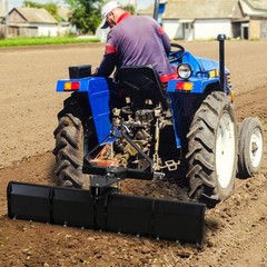 3-Point Rear Grading Blade for CAT0 & CAT1 Tractor, 52″ Width Heavy Duty Steel