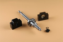 SFU1605 L250-1500mm Ball Screw C7 with end machined + nut + BK/BF12 end support