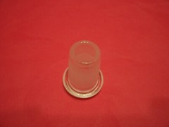 Glass Adapter Slide Bowl Extension Glass Expander 14mm Female to 18mm Male
