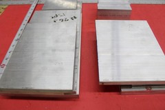 13 Pieces 26.1 Lbs 6061 T6 Aluminum Flat Assortment Drops, Bar End For Machining