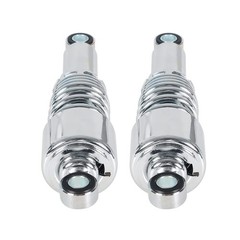 Motorcycle Chrome Rear Shocks Absorbers 10.5in 267mm