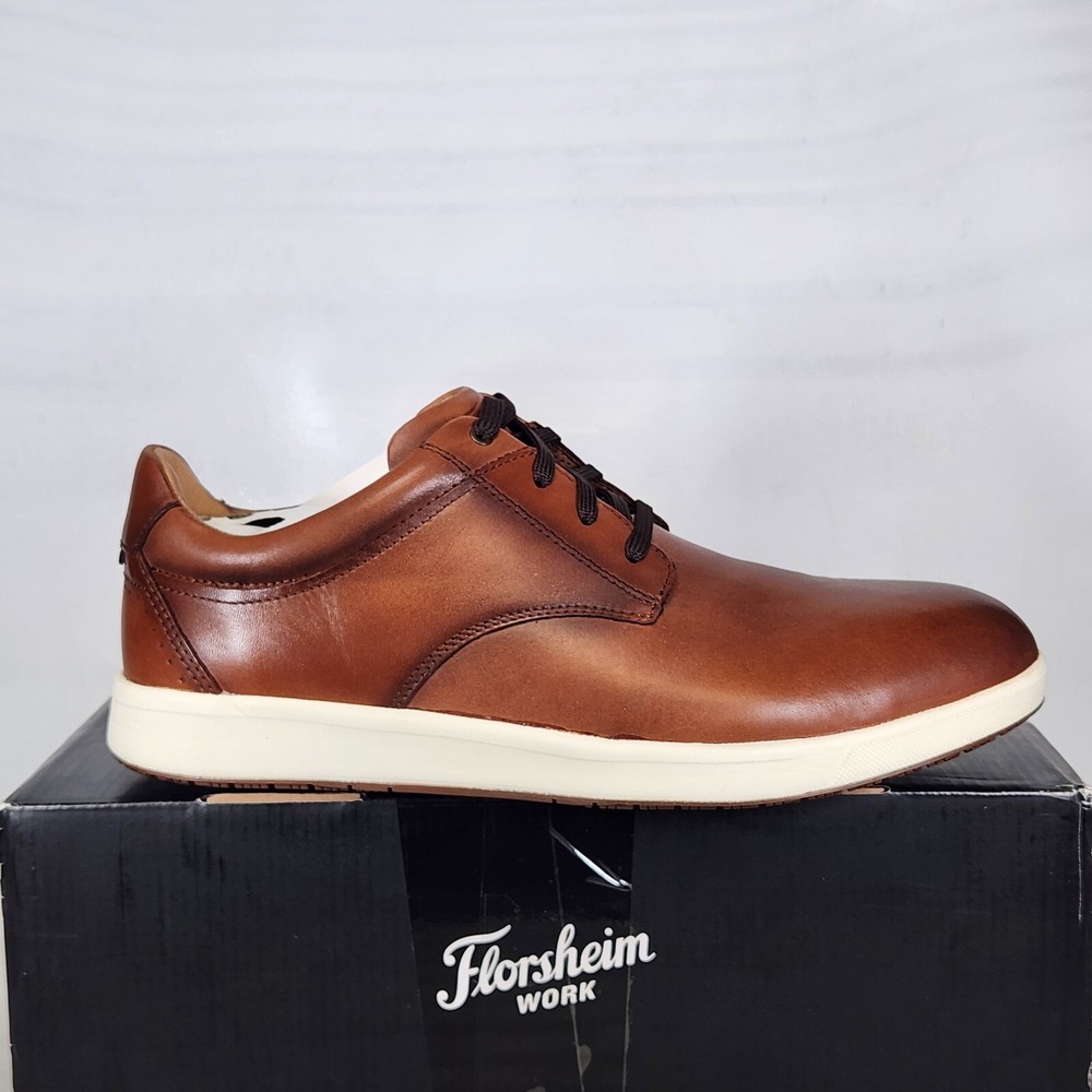 Size 11 – Florsheim Crossover Work MaxTRAX Oxford- Steel Toe / EH -Mens- SFE2642