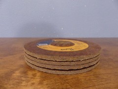 Lot of 4 Dresser Bayflex FP 7″ x 1/4″ x 7/8″ A24J16FA2 Grinding Wheel