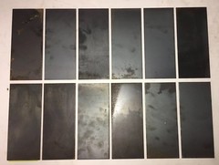Lot of 12 Pieces – 1/8″ Thickness Steel Sheets 0.125″ x 3.25″ x 7.6875″
