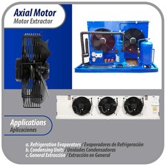 Appli Parts Axial Fan Motor Guard Mounted 15-3/4in (400mm) Fan Blade 220V/1Ph/50