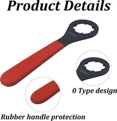 O-Type Collet Chuck Wrench, Precision Machining Spanner with Ergonomic Non-sl…